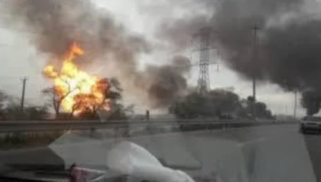 İran Askeri Tesisinde Patlama Meydana Geldi