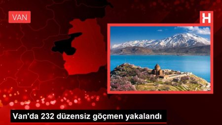 Van’da 232 sistemsiz göçmen yakalandı
